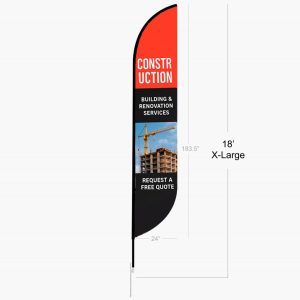 Feather Convex Flag